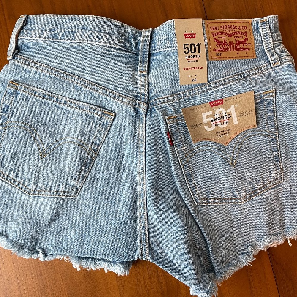 Levi's 501 High Rise Short (Size 28)